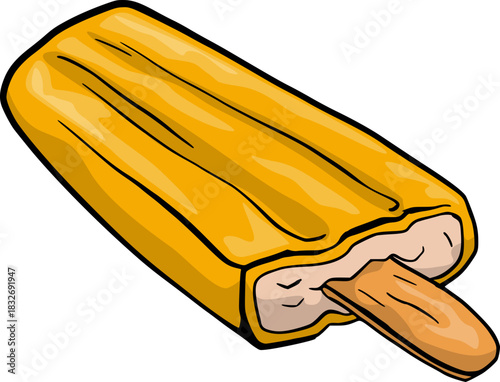 Creamsicle Dessert Illustration