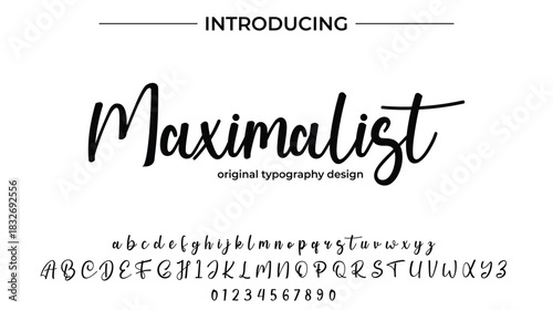 Maximalist - Elegant Script Font for Smooth Handwritten Design and Creative Typography