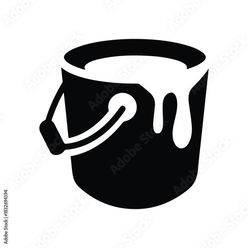 Bucket, paint bucket, color bucket, paint 