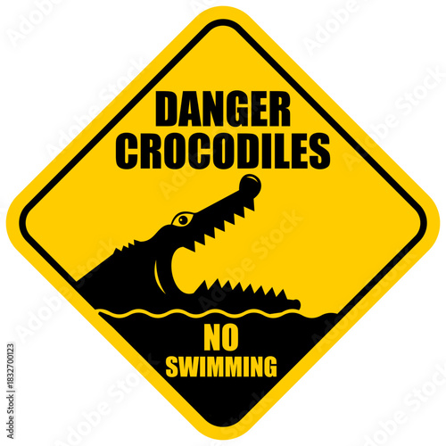 Danger, Crocodiles, no swimming