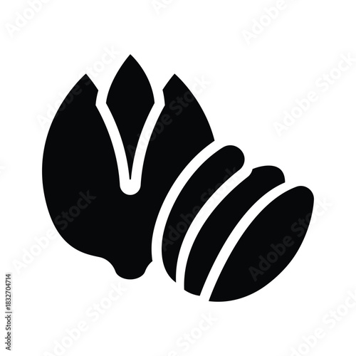  pistachio glyph icon illustration vector graphic.eps
