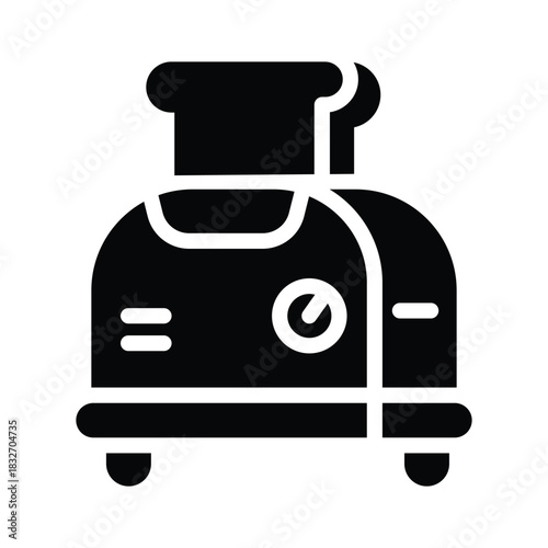  toaster glyph icon illustration vector graphic.eps