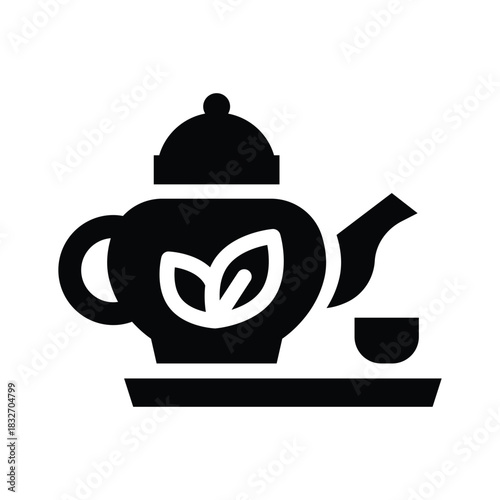  teapot glyph icon illustration vector graphic.eps