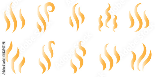 Baseball Swoosh Font Tail Vector Set. Swash Sport Underline Curve Text Line Tails. Vintage Brush Ornament Wave Swirl Typography Elements. Curly Alphabet Varsity Stroke Decoration Graphic Collection