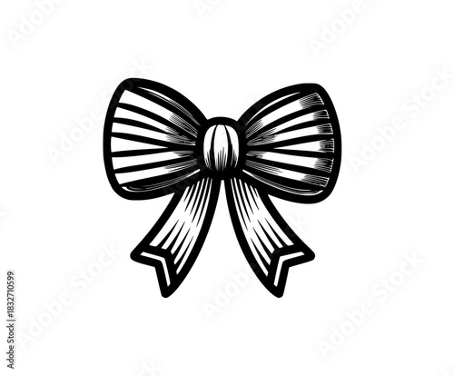 Elegant Silence: Timeless Tie Knot - Art Simplicity | Clean, isolated vector art for creative projects.