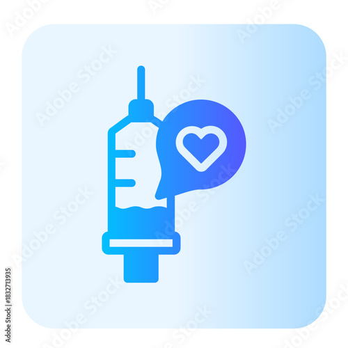 injection gradient icon