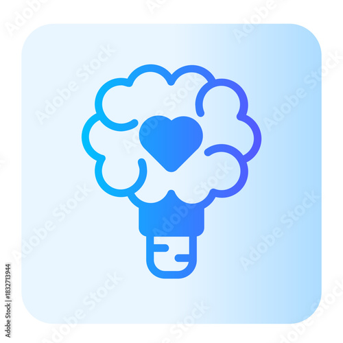 Kindness gradient icon