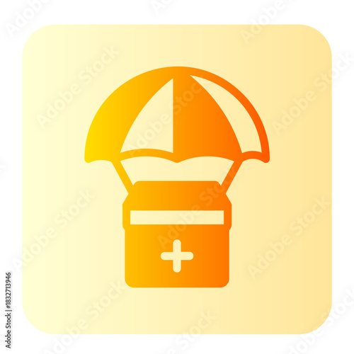 humanitarian gradient icon