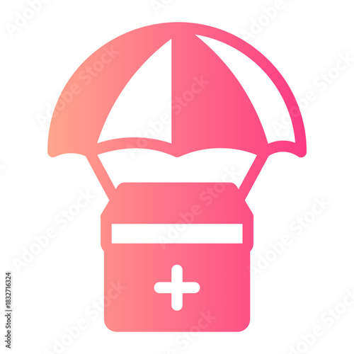 humanitarian gradient icon