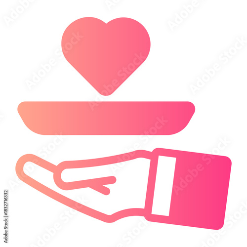 Food gradient icon