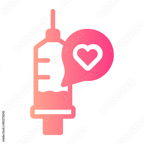 injection gradient icon