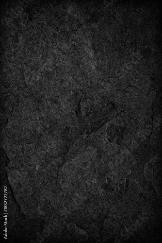 Dark grey black slate background or texture.