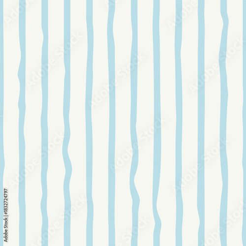 Coquette hand drawn stripes seamless pattern. Cute charming line vector print. A whimsical mix of vintage, Y2K and romantic styles for greeting cards, gifts, fashion, and celebration designs.