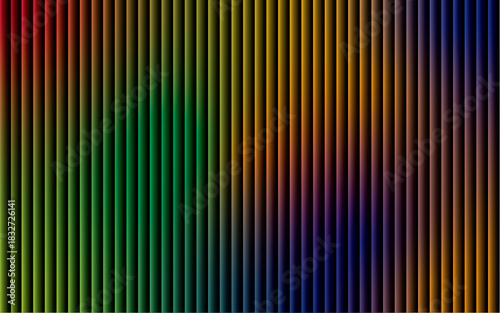 Vibrant Multicolor Gradient Striped Abstract Background