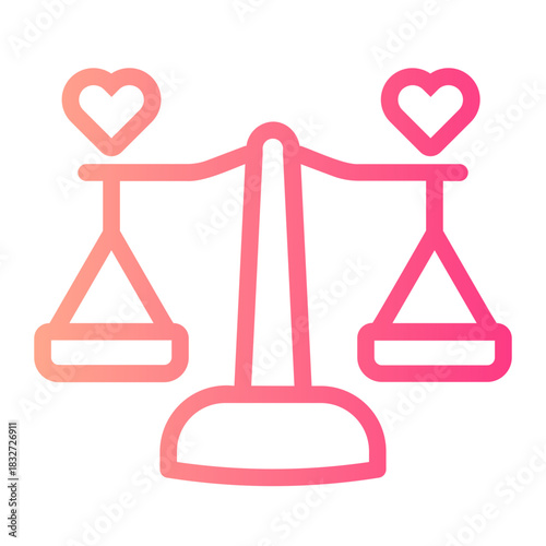 Balance gradient icon