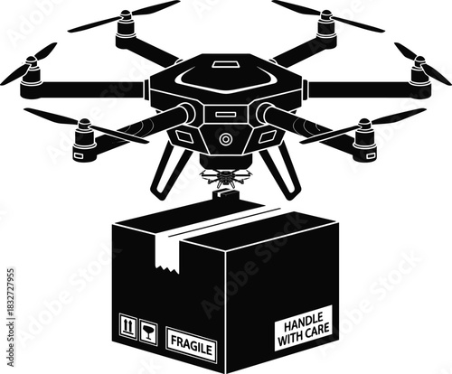 Black silhouette of young man with backpack confidently walking across a white striped crosswalk, isolated vector illustration for urban street safety and travel.