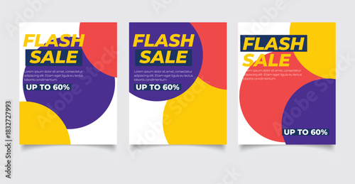 Flat sale social media template collection