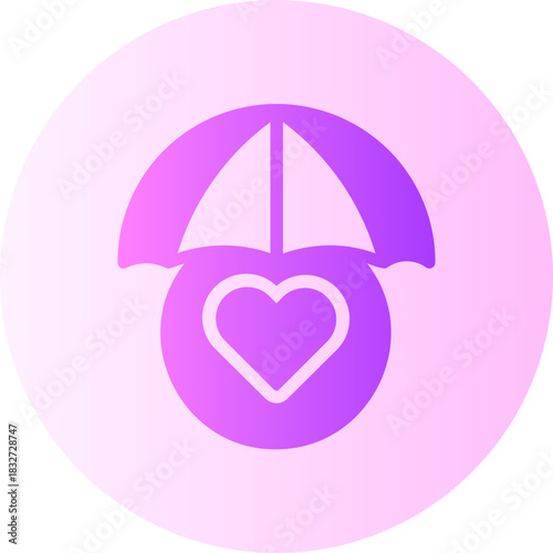 health insurance gradient icon