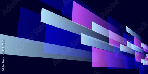 Abstract digital technology background. Innovation high-tech future, network connection, speed movement, communication, big data, data transfer, Network, cyber light trails.