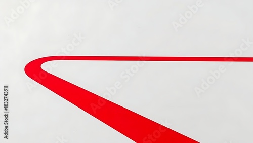 diverging. A single red path diverging from multiple gray ones on a minimalist canvas. wellbeing guides, coaching materials, designed for coaching and self-improvement content.