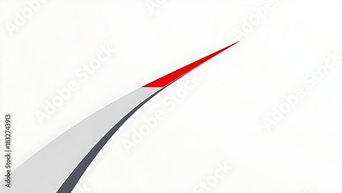 diverging. A single red path diverging from multiple gray ones on a minimalist canvas. wellbeing guides, coaching materials, designed for coaching and self-improvement content.