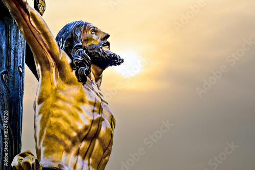 Photos Holy Week procession in Seville, procession of the crucified Christ