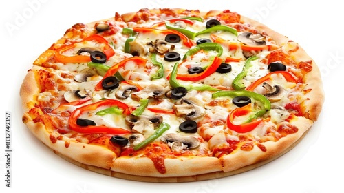 Pizza Collection: Assorted Margherita, Pepperoni, Cheese & Loaded Pizzas (Whole & Slices) on Wooden Peels, Metal Pans & White Plates, with Varied Backgrounds (Dark, Plain) for Italian Cuisine,