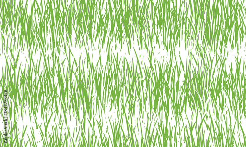 Abstract pattern of vertical green grass blades creating a textured natural background with bright highlights