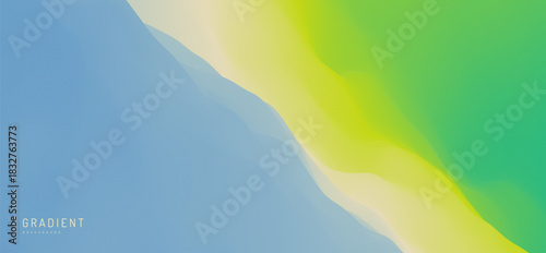 Abstract background. Summer. Beach and water. Dynamic effect. Creative design poster. Vibrant gradients. Vector illustration for advertising, marketing, presentation or mobile screen.