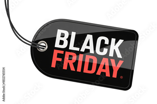 Don't miss out! Black Friday savings are here with this eye-catching sale tag, perfect for retail promotions and attracting bargain hunters now