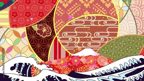 正月　元旦　背景
