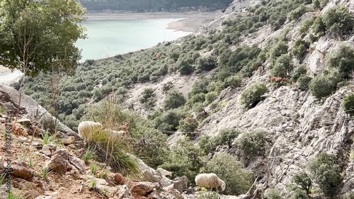 Gorg blau reservoir, located in Mallorca, supplies water to Palma. Mallorca, Spain