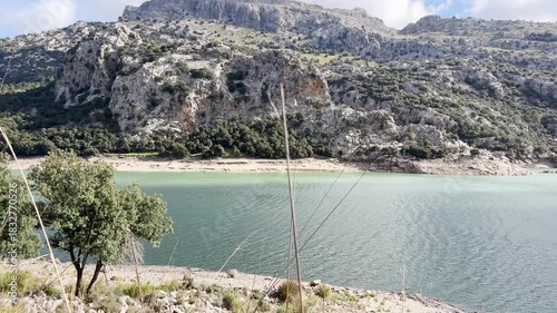 Gorg blau reservoir, located in Mallorca, supplies water to Palma. Mallorca, Spain