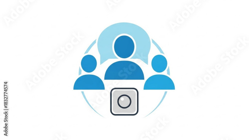 Teamwork collaboration meeting business conference online communication people group connection concept