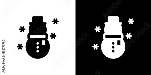 雪だるまのアイコン