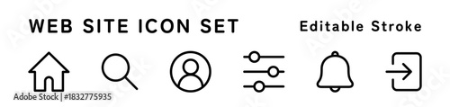 WEBサイトのアイコンセット