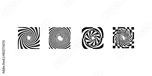 A solitary lotus flower silhouette isolated on transparent background silhouette