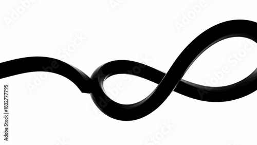 3d render of a female symbol made of many spheres