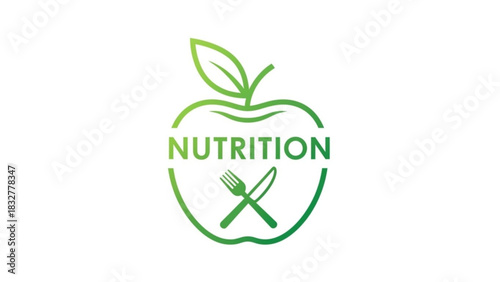 Nutrition healthy food diet balanced eating wellness lifestyle organic natural vegan vegetarian health apple fork knife