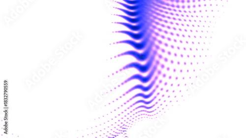 Abstract Purple and White Swirling Pattern