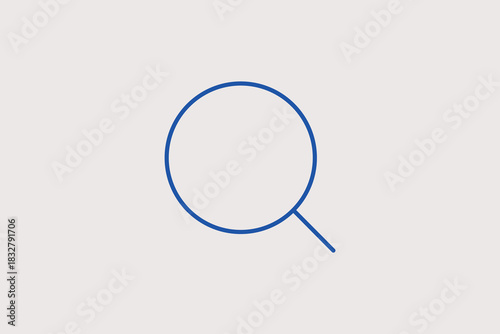 search  illustration in line style design. Vector illustration.	