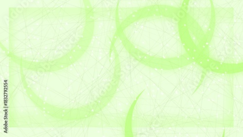 Mint Green Watercolor Abstract Background with Artistic Circular Flow Pattern.