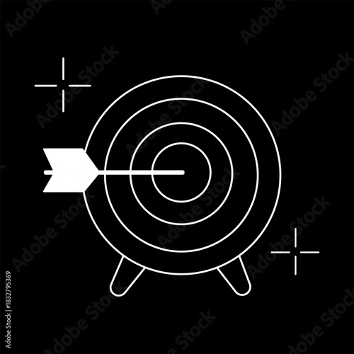 Target icon. Vector icon design