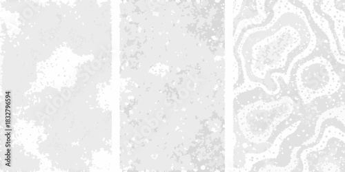 Abstract light gray background with grunge texture and dotted pattern