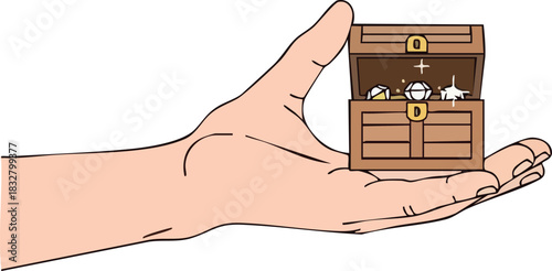 Treasure in Hand: A Small Chest of Riches.
