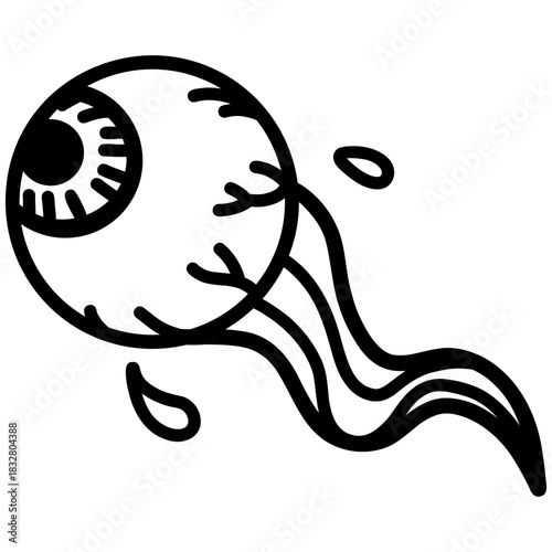 Eyeball Cartoon Drawing Illustration