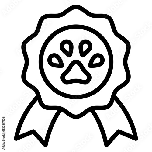 Medal Badge  Icon Element For Design