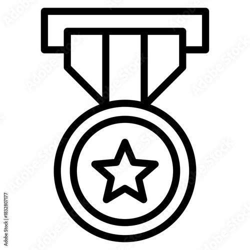 Badge Star  Icon Element For Design