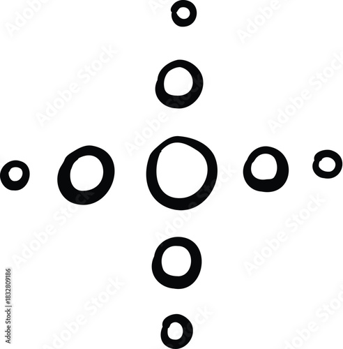 Vector icon of hand-drawn cartoony expression sign doodle, curve directional arrows, emoticon effects design elements, cartoon character emotion symbols, cute decorative brush stroke lines