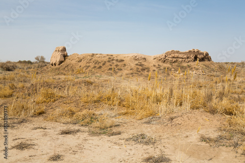 The ruins of fortress of Ancient Khorezm